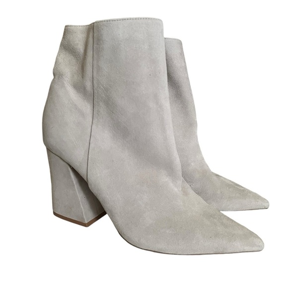 Steve Madden Matilda Women's Grey Suede Ankle Boots Size 10M Minimalist Classic - Picture 10 of 16